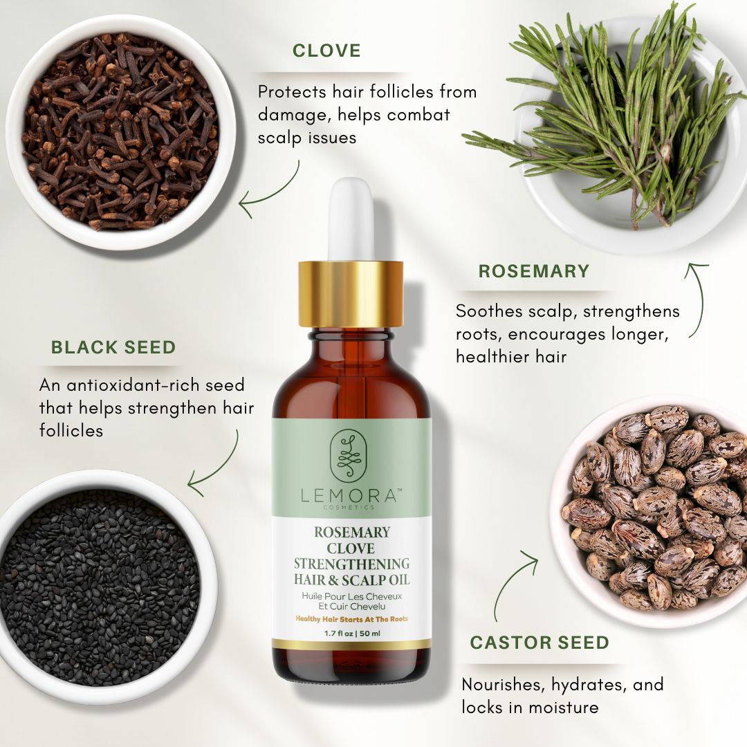 Rosemary Clove Strengthening Hair & Scalp Oil (NEW)