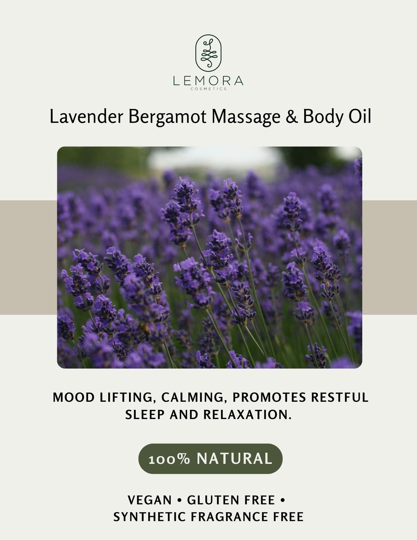 Lavender Bergamot Massage & Body Oil